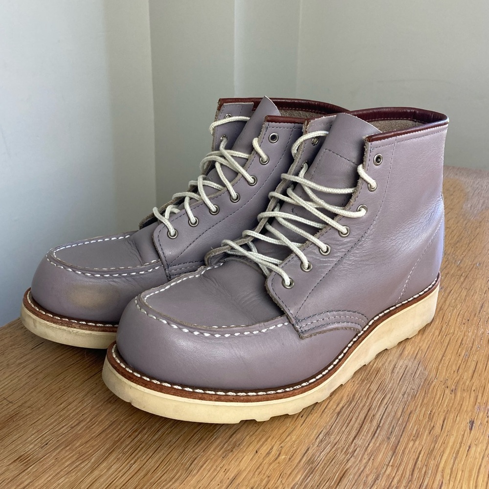 Red Wing Heritage Classic 3378 Women's Granite Boundary Leather Moc Toe Sz 8